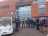 Opening van de shuttlebus